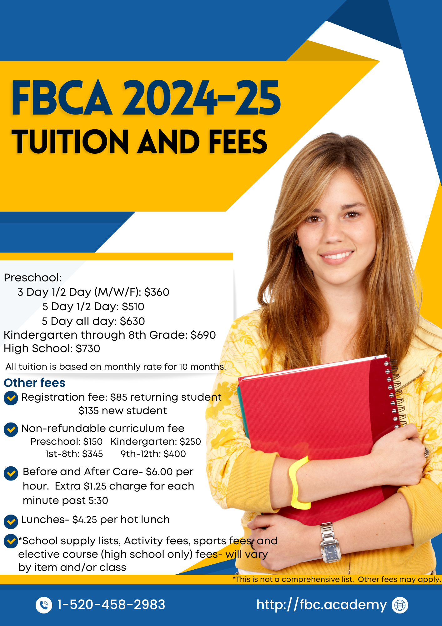 Tuition & Fees - First Baptist Christian Academy